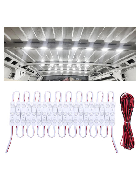 Kit de Luces LED 12V Ecocstm para Furgonetas - 60 Módulos