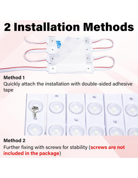 Kit de Luces LED 12V Ecocstm para Furgonetas - 60 Módulos