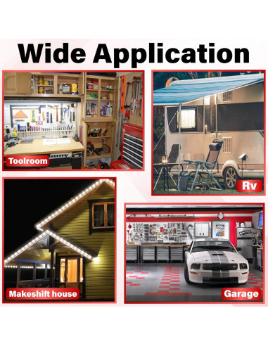 Kit de Luces LED 12V Ecocstm para Furgonetas - 60 Módulos