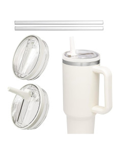 Tapa de Popote XPMY para Vaso Stanley 40 Oz Reutilizable 2 Pzs