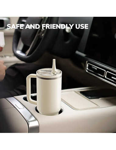 Tapa de Popote XPMY para Vaso Stanley 40 Oz Reutilizable 2 Pzs