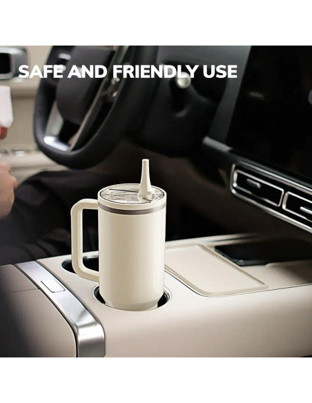 Tapa de Popote XPMY para Vaso Stanley 40 Oz Reutilizable 2 Pzs