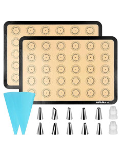 Juego de Tapetes de Silicona PHILORN 42x29 cm Antiadherente