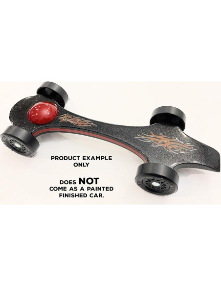 Kit de Coche Derby Madera Maxinator con Ruedas Scout y Tungsteno