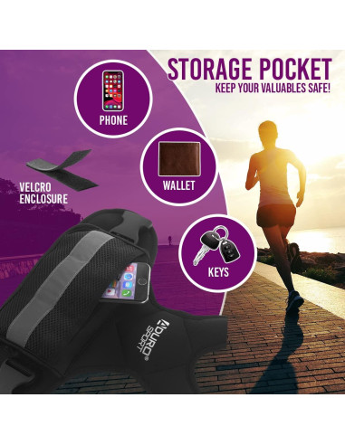 Chaleco con peso ajustable Aduro Sport 1.81-4.53kg para entrenamiento