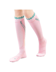 Calcetines de Compresión Graduados aoFIT Rosa Mediano 15-20 mmHg