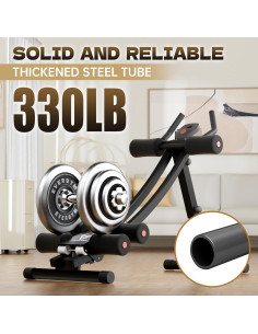 Máquina AB Ajustable WECENI para Entrenamiento en Casa 2