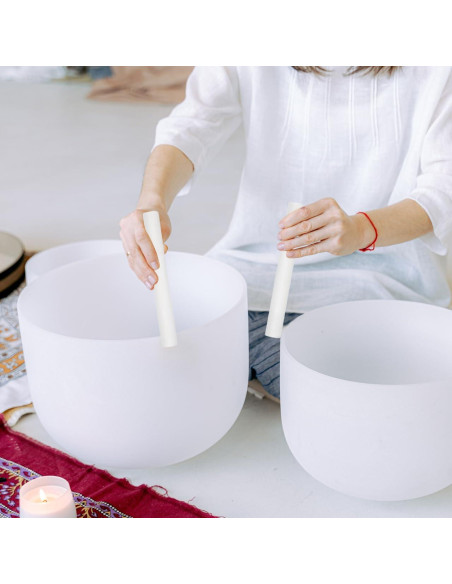 Mazo de Canto Acrílico SUPVOX 19.5x3.5cm para Meditación