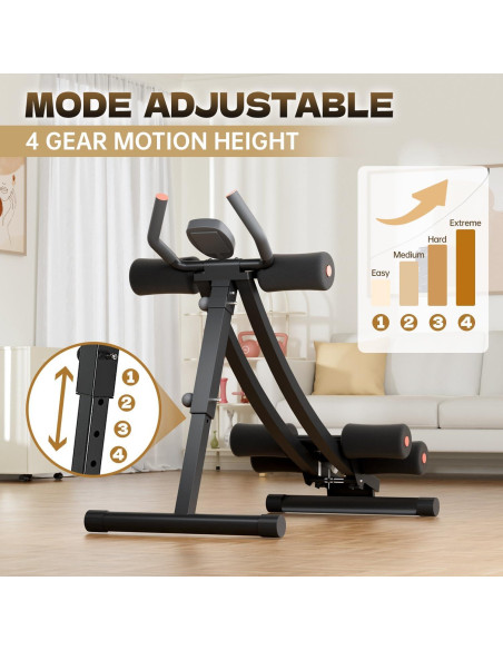 Máquina AB Ajustable WECENI para Entrenamiento en Casa