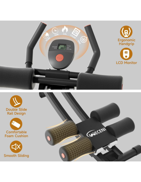 Máquina AB Ajustable WECENI para Entrenamiento en Casa