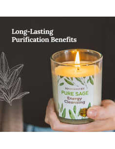 Set de 3 Velas Aromáticas de Salvia Pura Magnífico 101 - 42 Horas 2