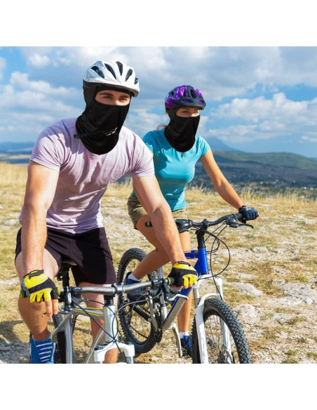 Balaclava SUNLAND Negra para Motocicleta y Ciclismo - Unisex