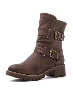 Botas de Motociclista para Mujer Globalwin GW-W21YY13, Negro, T. 8.5