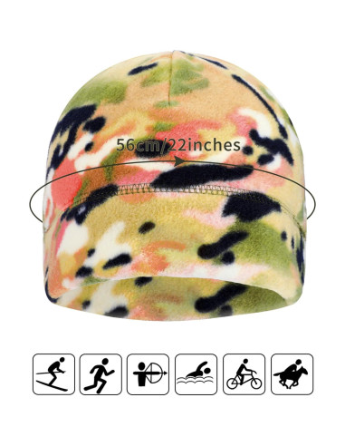 Gorras de Esqueleto SATINIOR 6 Piezas Forro Polar Invierno