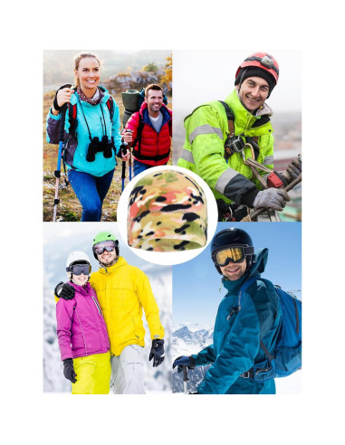 Gorras de Esqueleto SATINIOR 6 Piezas Forro Polar Invierno