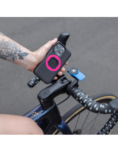 Soporte para Teléfono de Bicicleta Quad Lock Out Front V3 - Compatible con iPhone, Galaxy, Pixel