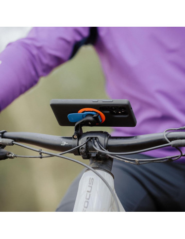 Soporte para Teléfono de Bicicleta Quad Lock Out Front V3 - Compatible con iPhone, Galaxy, Pixel