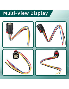 Conector de Cámara de Puerta Trasera AUTOKAY 30cm para Chevrolet y GMC 2014-2015 2