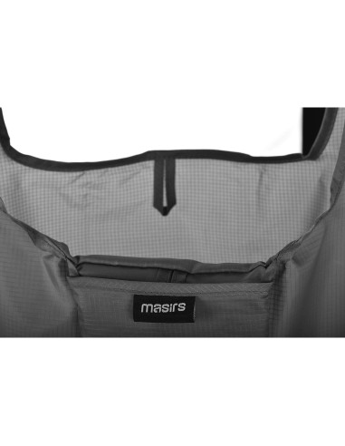Bolsa de Compras Reutilizable Masirs 6-Pack Gris 39L x 15W x 59H cm