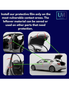 Película de Protección de Bordes de Puerta Upromax 96036 8mm 2