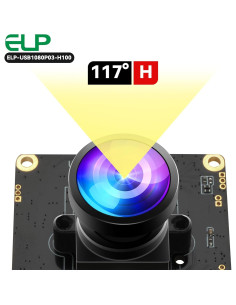 Cámara USB ELP 2K 0.0001Lux Gran Angular 1080P para PC 2