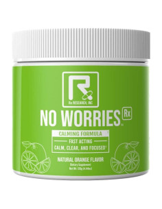 Suplemento Calmante No Worries Rx - GABA, L-Teanina, 140g