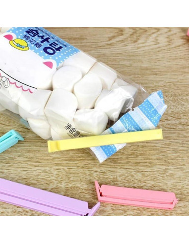 Clips para Sellar Bolsas de Comida Youfui - 12 Piezas Multicolor