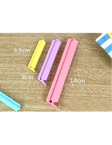 Clips para Sellar Bolsas de Comida Youfui - 12 Piezas Multicolor
