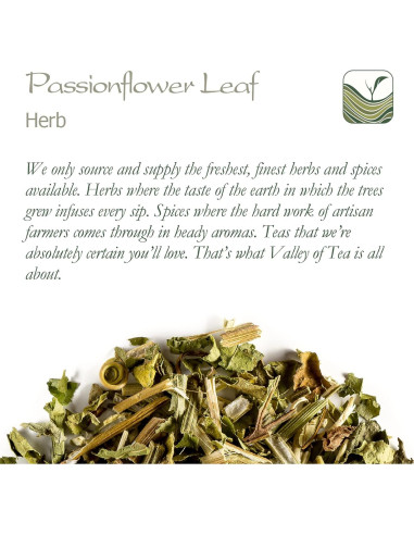 Té de Flor de Pasión Orgánico Valley of Tea 199g - Calmante