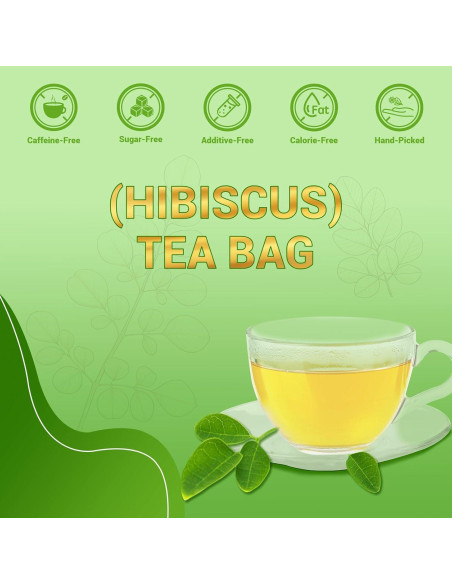 Té de Moringa HIIHONE - Sin Cafeína, 50 Bolsitas