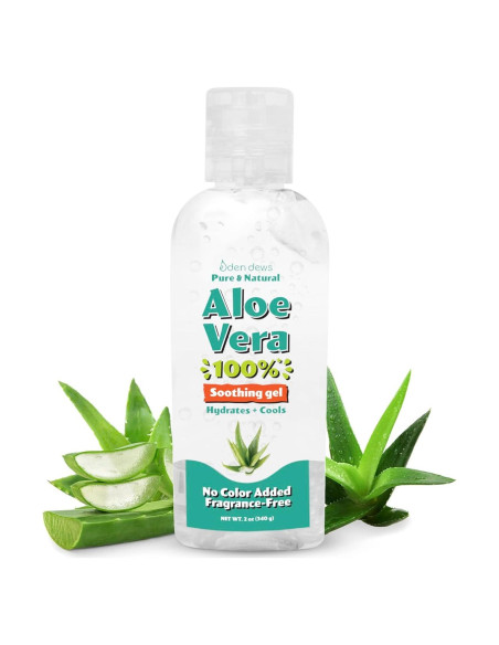 Gel de Aloe Vera Orgánico 100% Eden Dews 68.1 g Hidratante