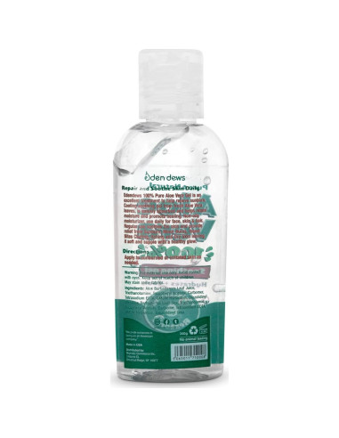 Gel de Aloe Vera Orgánico 100% Eden Dews 68.1 g Hidratante