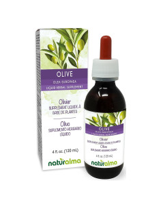 Tintura de hoja de olivo Naturalma 118 ml - Suplemento herbal vegano