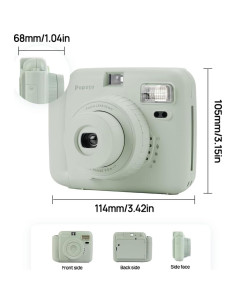 Cámara Instantánea POPOTO con Accesorios y Stickers Verde 2
