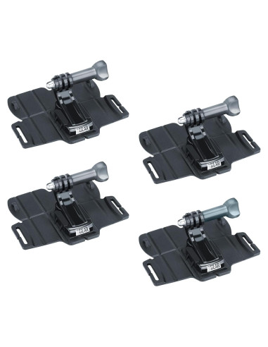 Soporte Adhesivo para Cámara de Acción USA Gear - 4 Piezas - Resistente al Agua