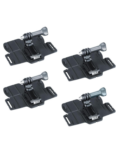 Soporte Adhesivo para Cámara de Acción USA Gear - 4 Piezas - Resistente al Agua