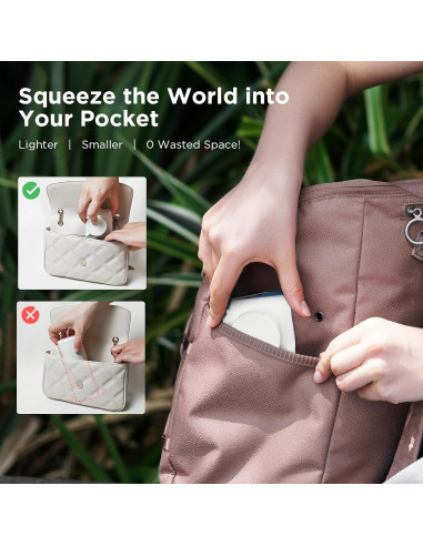 Botella de Agua POMKAKA Plegable 720ml a Prueba de Fugas Azul