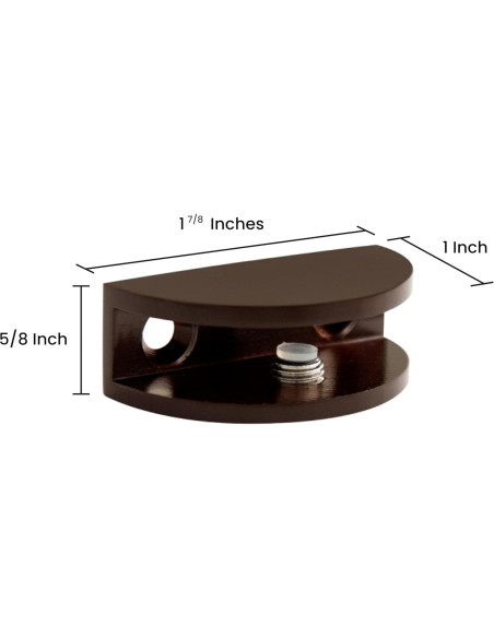 Soporte de Estante Flotante Dulles Glass Bronce 1 Pieza Soporte de Estante Flotante Dulles Glass Bronce 1 Pieza