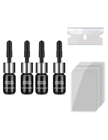 Kit de Reparación de Grietas en Parabrisas LARDERGO 4PCS