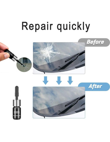 Kit de Reparación de Grietas en Parabrisas LARDERGO 4PCS
