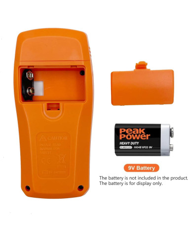 Medidor de Humedad de Madera Digital QYQRQF LCD Naranja