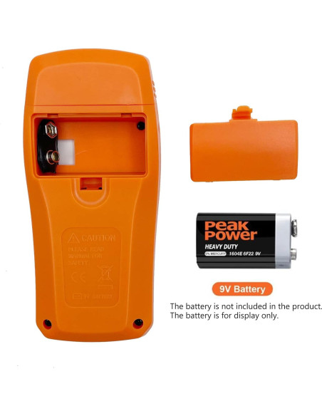 Medidor de Humedad de Madera Digital QYQRQF LCD Naranja