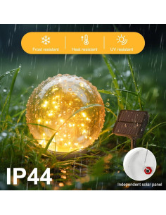 Luces de Jardín Solar Lightkeeys 2 Esferas 20.1 cm LED IP65 2