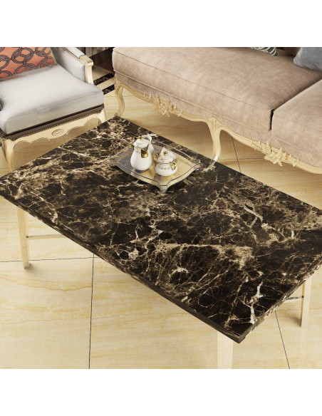 Papel Contacto de Mármol Marrón Burgeliy 15.7x3.0m Impermeable