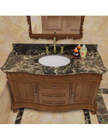 Papel Contacto de Mármol Marrón Burgeliy 15.7x3.0m Impermeable