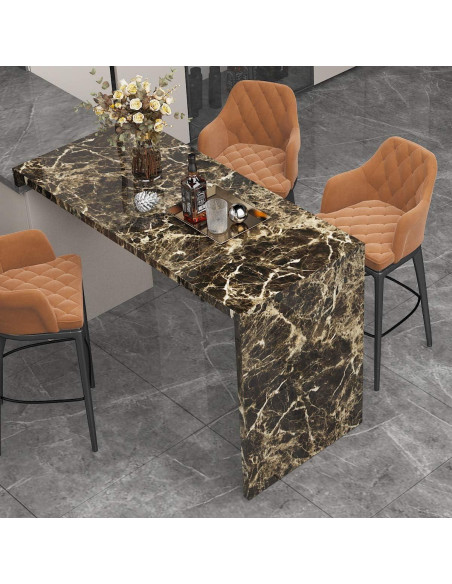 Papel Contacto de Mármol Marrón Burgeliy 15.7x3.0m Impermeable