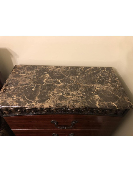 Papel Contacto de Mármol Marrón Burgeliy 15.7x3.0m Impermeable