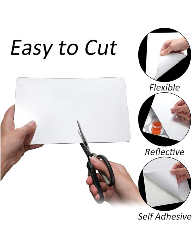 Espejos Autoadhesivos Rectangulares BBTO 9 Piezas 15x23cm