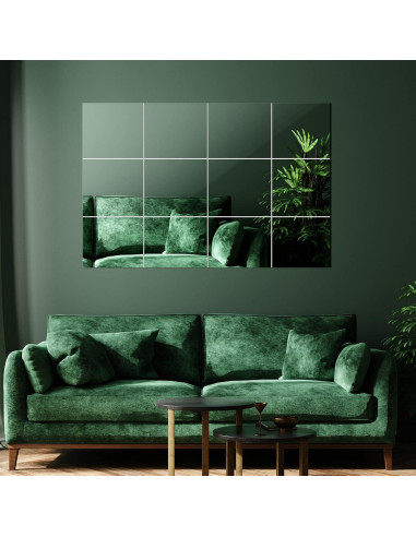 Espejos Autoadhesivos Rectangulares BBTO 9 Piezas 15x23cm