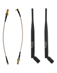 Antena NooElec ADS-B 5dBi 1090MHz y 978MHz con Cables SMA/MCX 2